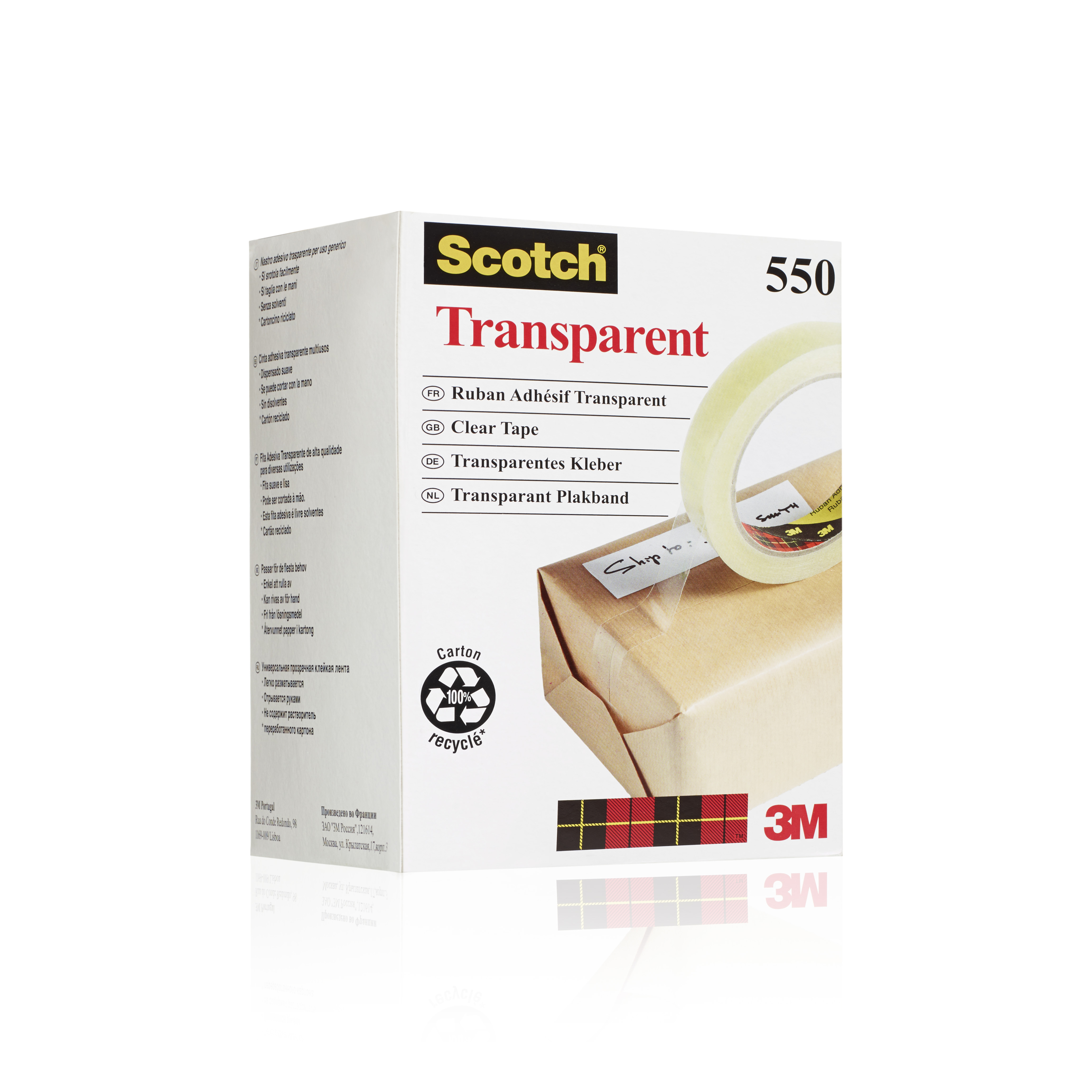 Scotch 550 Teip 19mmx66mm transparent