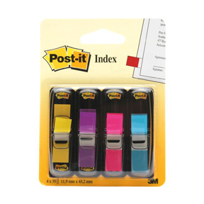 Post-it Indexmarkører 11,9x43,1 ass. neon (4)