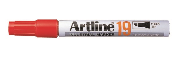 Artline 19 Industrimerkepenn 5.0 rød