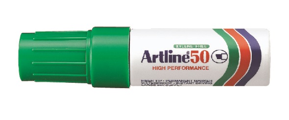 Artline Merkepenn Permanent 50 6.0 Grønn