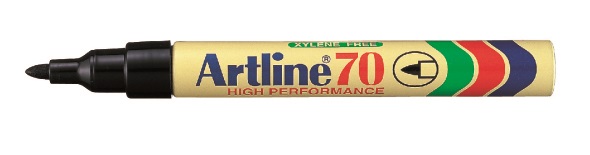 Artline 70 Permanent Merkepenn 1.5 sort  (EK-70)