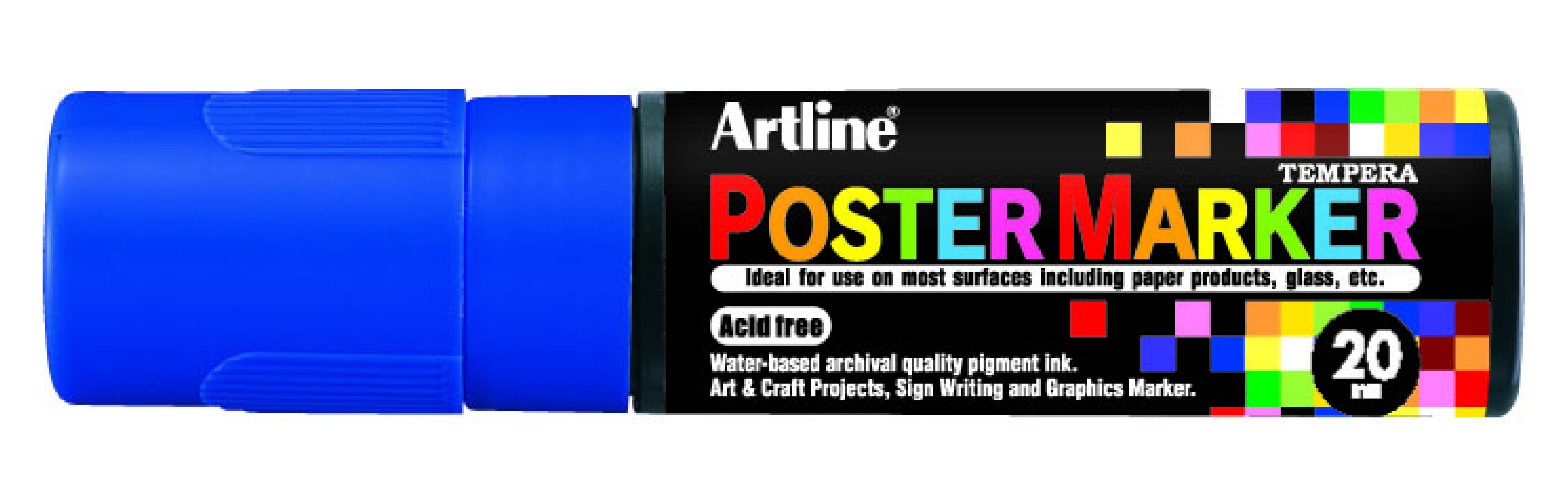 Artline EPP-20 PosterMarker 20mm merkepenn Blå