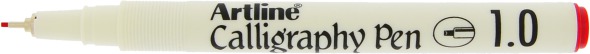 Artline Kalligrafipenn 1.0 Rød