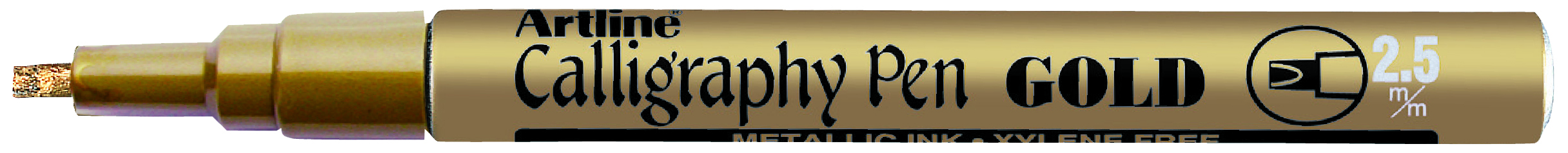 Artline 993 Metallic Kalligrafipenn  gull