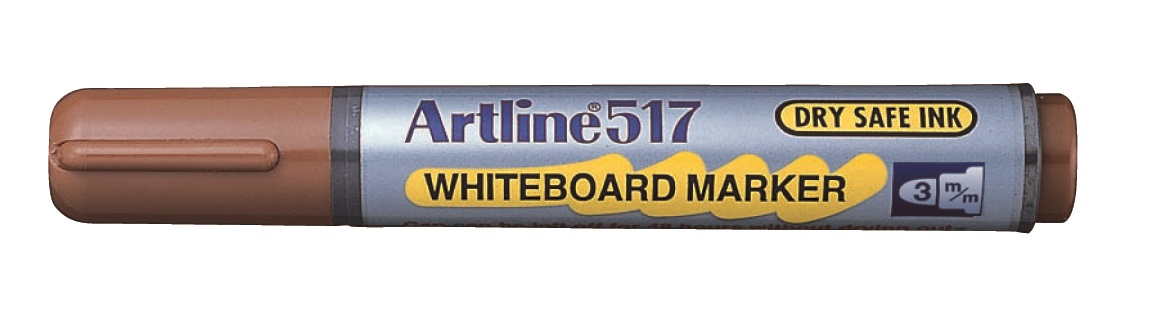 Artline Whiteboardpenn 517 Brun