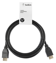 Belkin Gold-Plated Høyhastighets HDMI-kabel  m/Ethernet 4K,