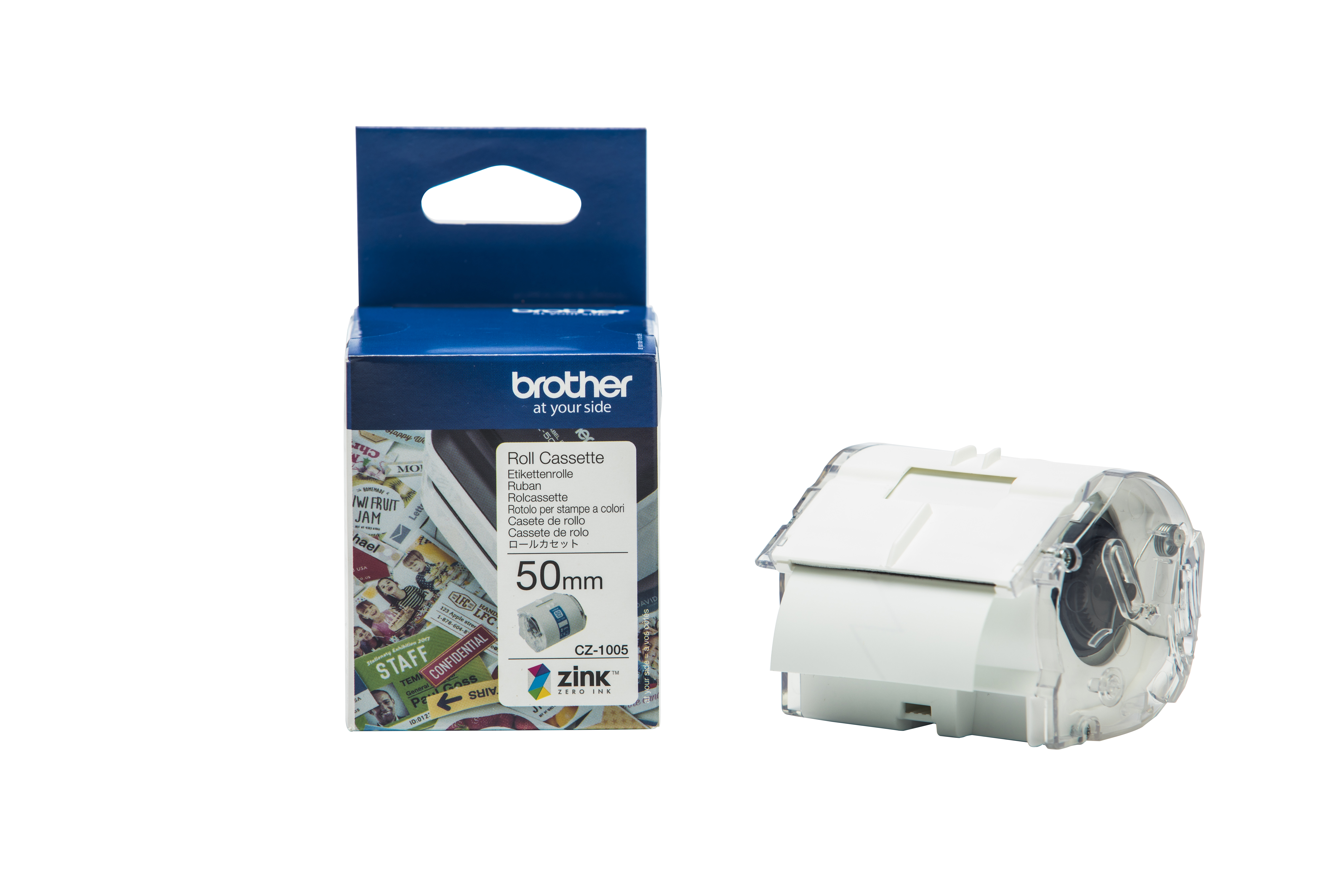 Brother CZ-1005 tape white 50mm x 5m
