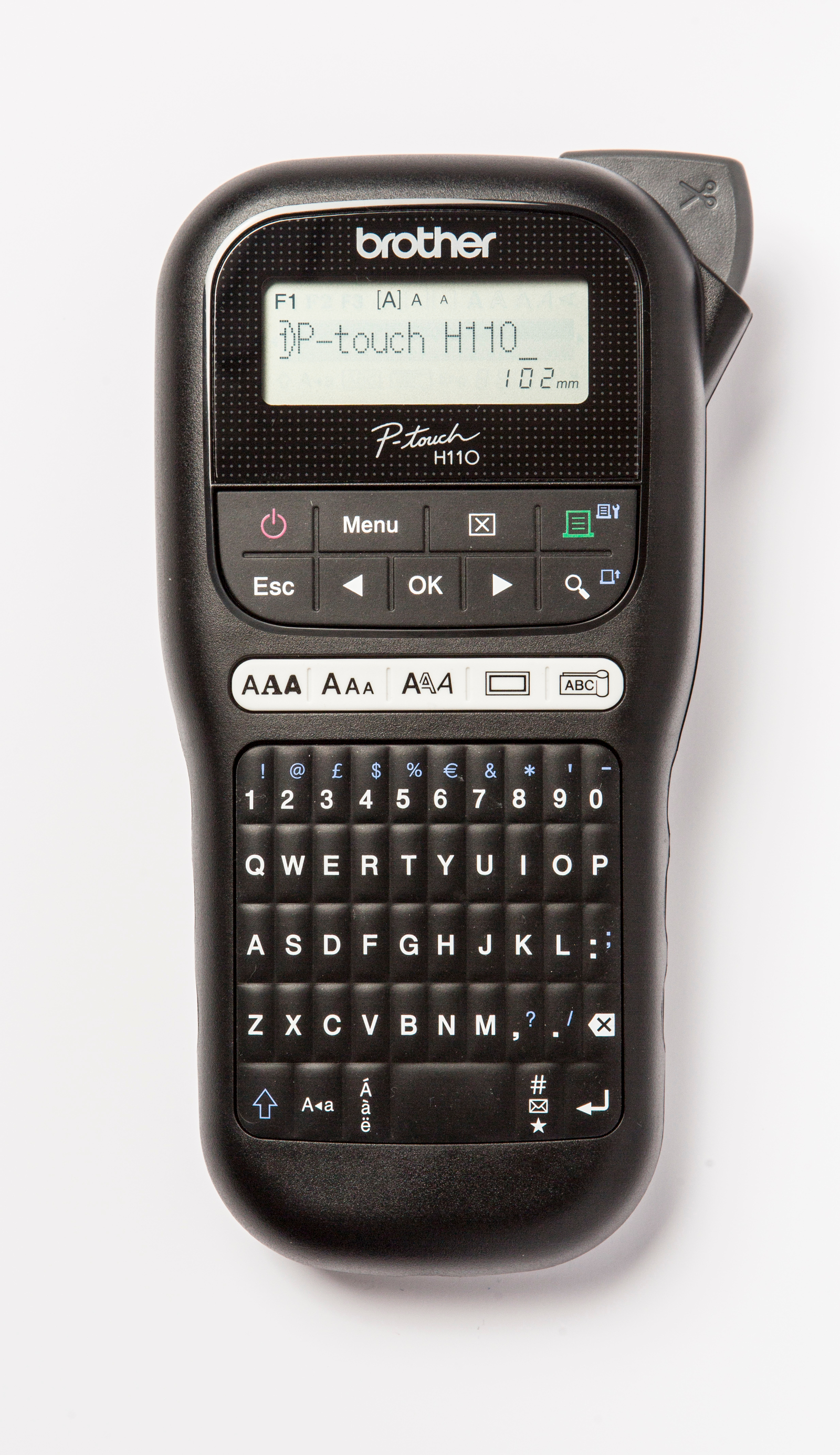 PTH110 labelling machine portable, black