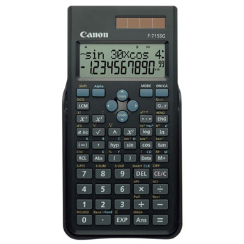 Canon F-715SG scientific Kalkulator Sort