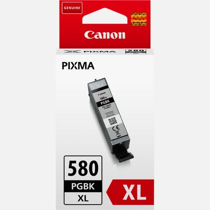 PGI-580XL pigment black ink cartridge blistered w/alarm