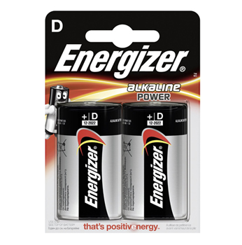 Energizer Batterier Power D/LR20 (2-pk)