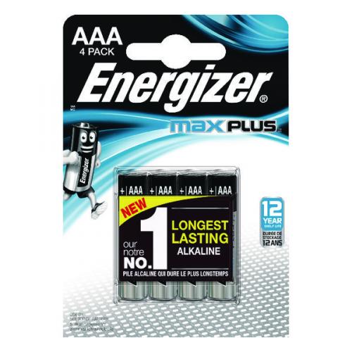 Energizer Batterier Max Plus AAA/E92 (4-pk)