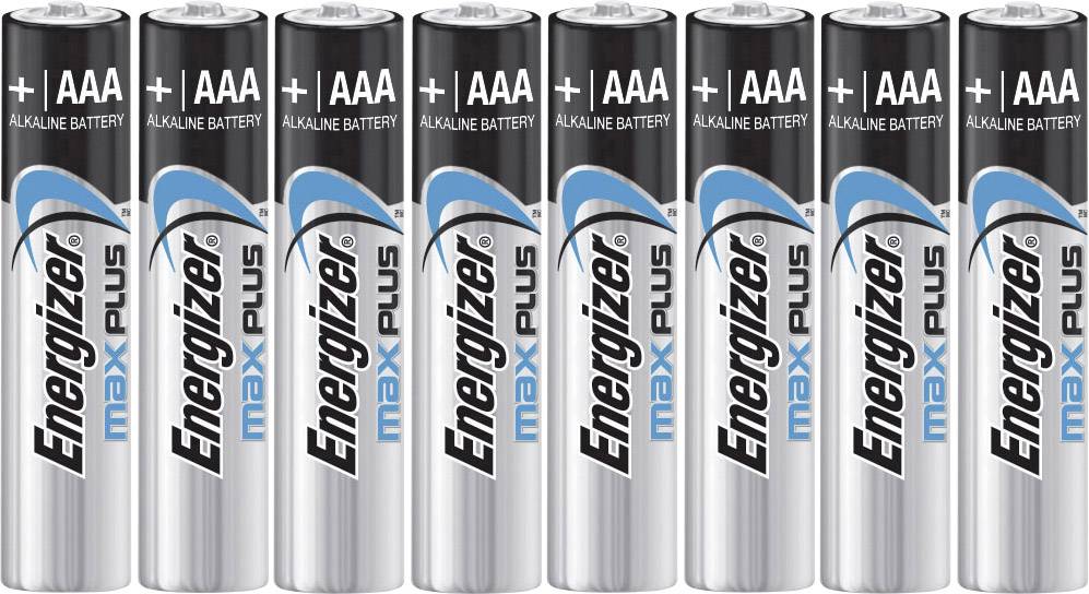 Energizer Batterier Max Plus AAA/E92 (8-pk)