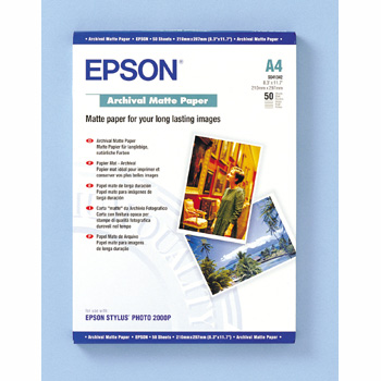 Epson Arkivpapir A4 Matt (50)
