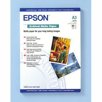 Epson Arkivpapir A3 Matt (50)