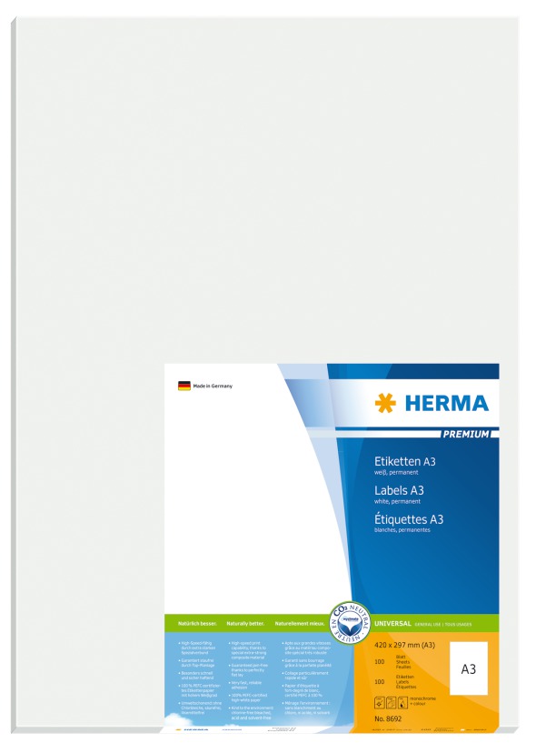 Herma Etiketter Premium A3 420x297 (100)