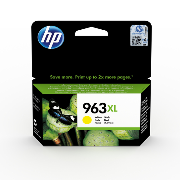 No963XL High Yield Yellow Ink Cartridge blistered