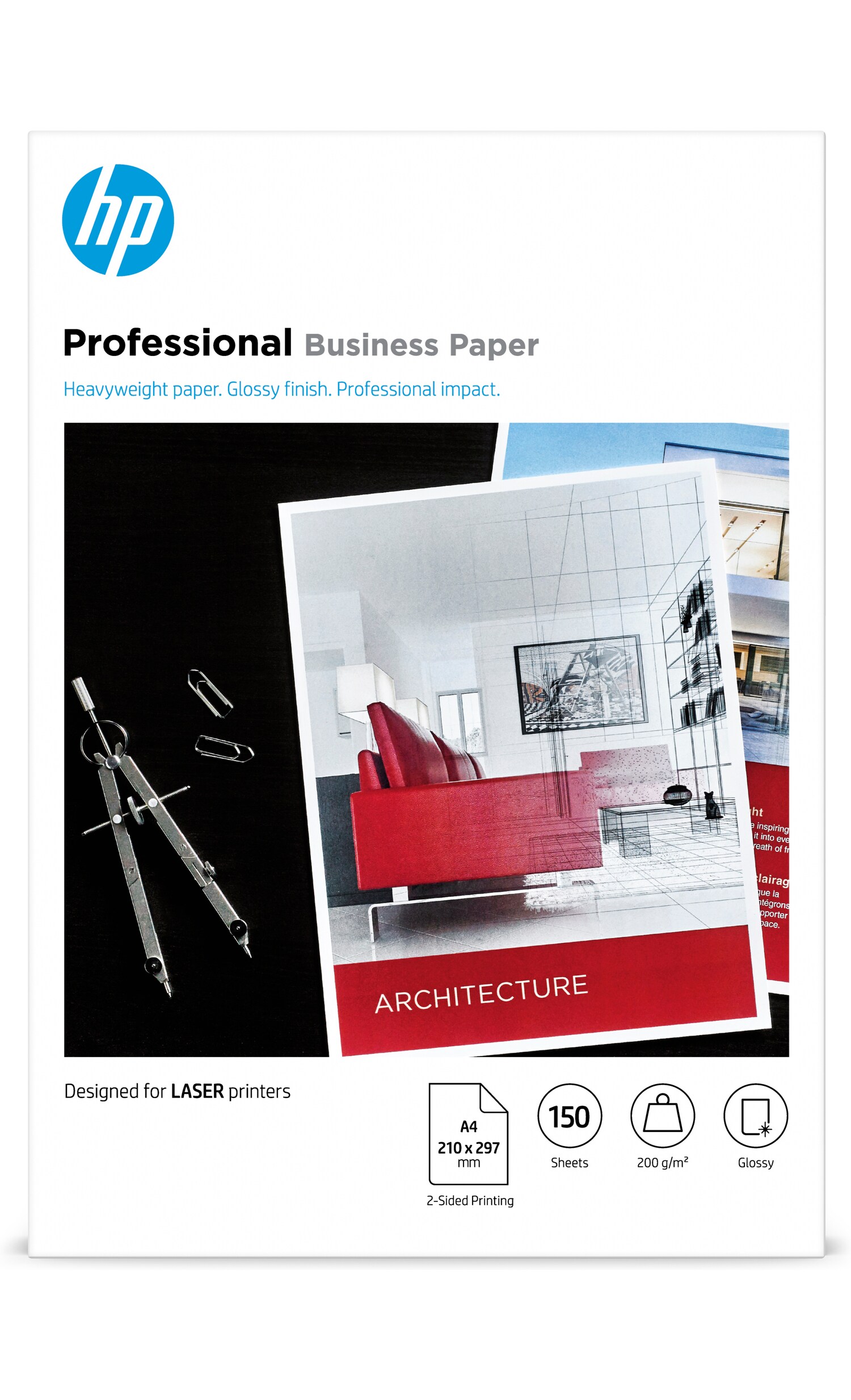 A4 Laser Professional Business glossy paper 200g (150)