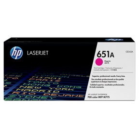 Color LaserJet 651A magenta toner