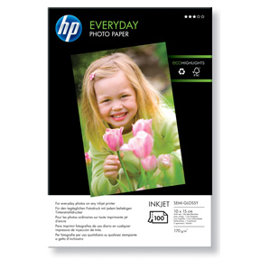 HP Fotopapir 10x15 Everyday Glossy 200g (100)