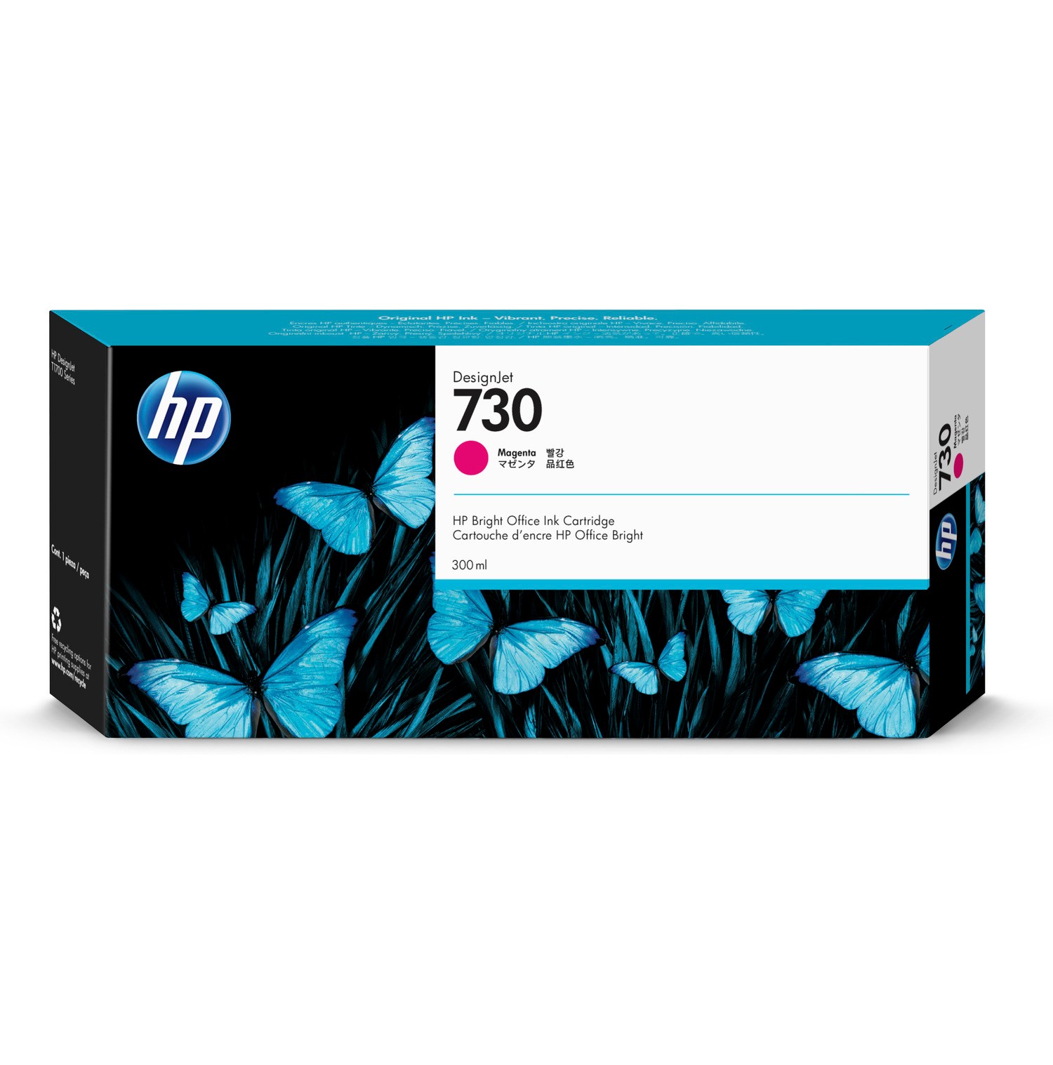 HP no730 300 ml. Magenta DesignJet Ink Cartridge