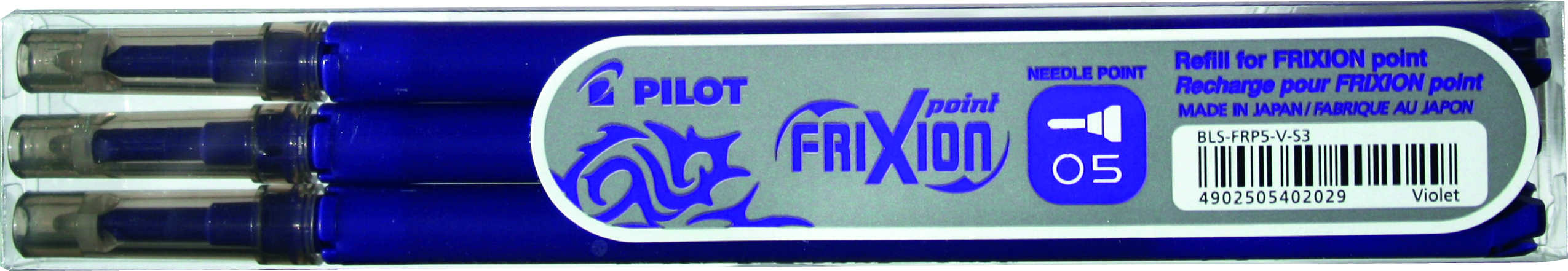 Pilot Frixion Clicker refill 0.5mm lilla (3)