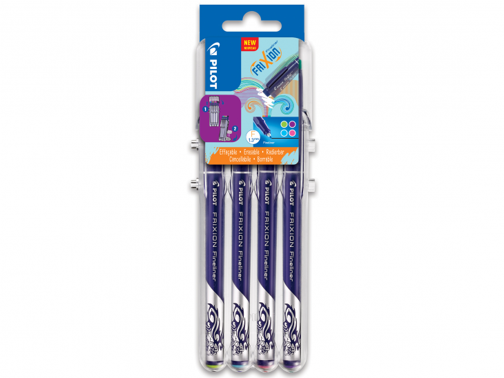 Frixion Fineliner Set2Go 1,3mm Pastell ass (4)