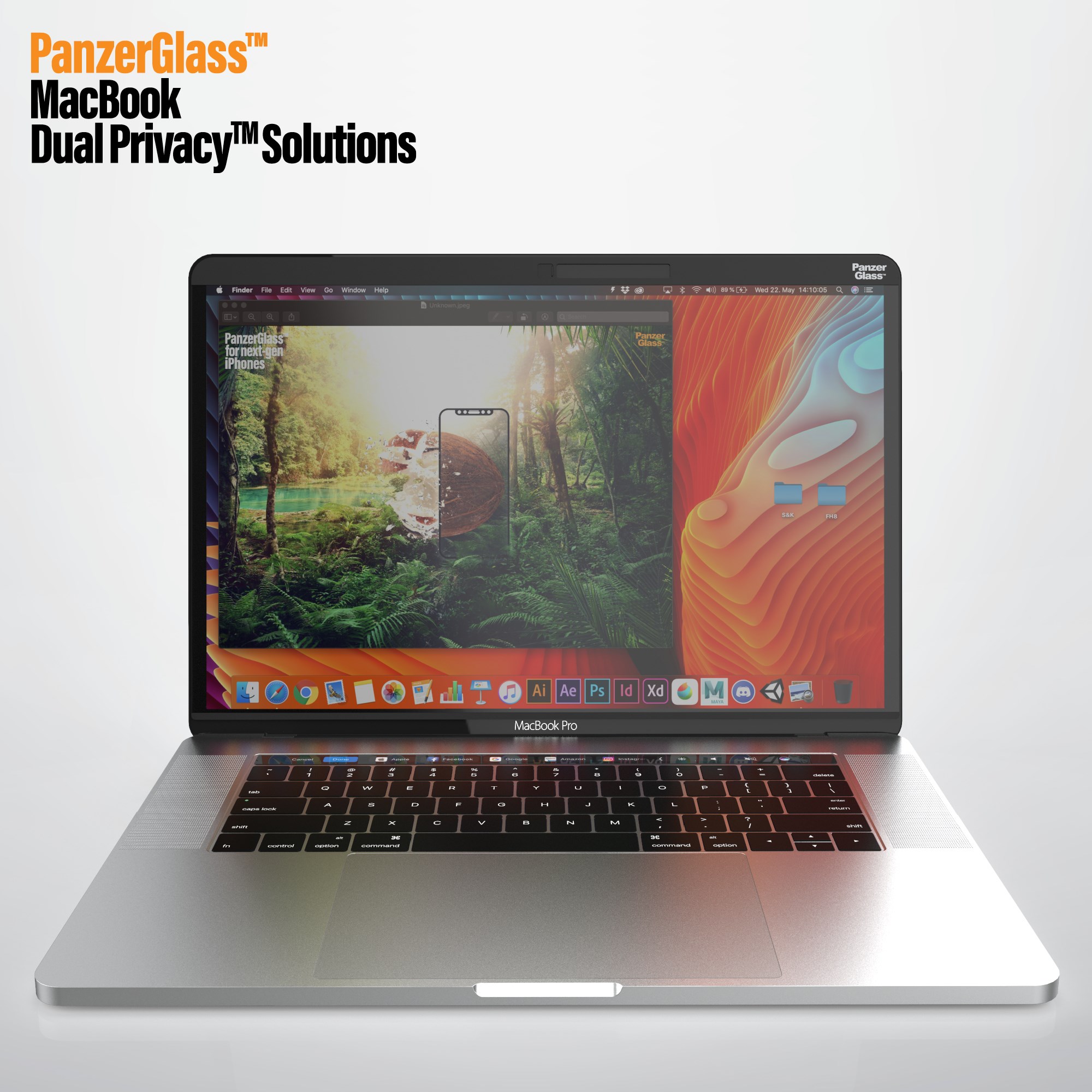 PanzerGlass Magnetic Privacy 16" MacBook Pro