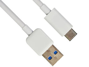 USB-C 3.1 to USB-A 3.0 Cable, White (2m)