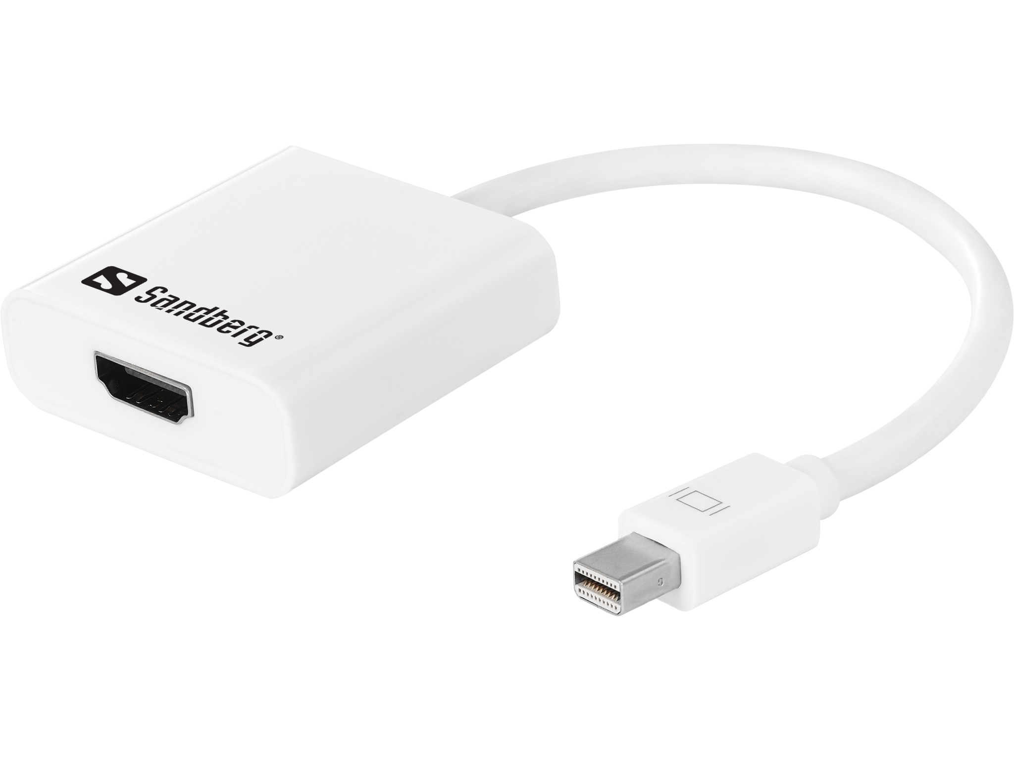 Adapter Mini DisplayPort to HDMI, White