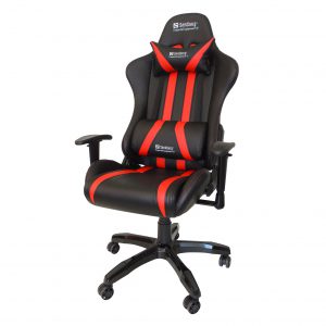 Sandberg - Commander Gaming Chair Black/Red