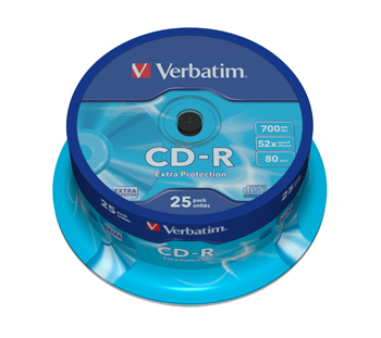 Verbatim CD-R 700MB/80min 52x spindle (25)
