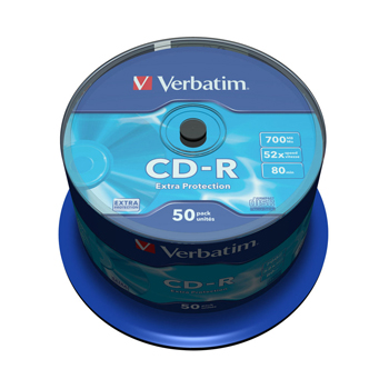 Verbatim CD-R 700MB/80min 52x spindle (50)