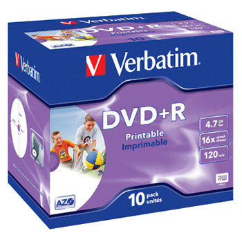 DVD+R 16x 4,7GB printable (10)