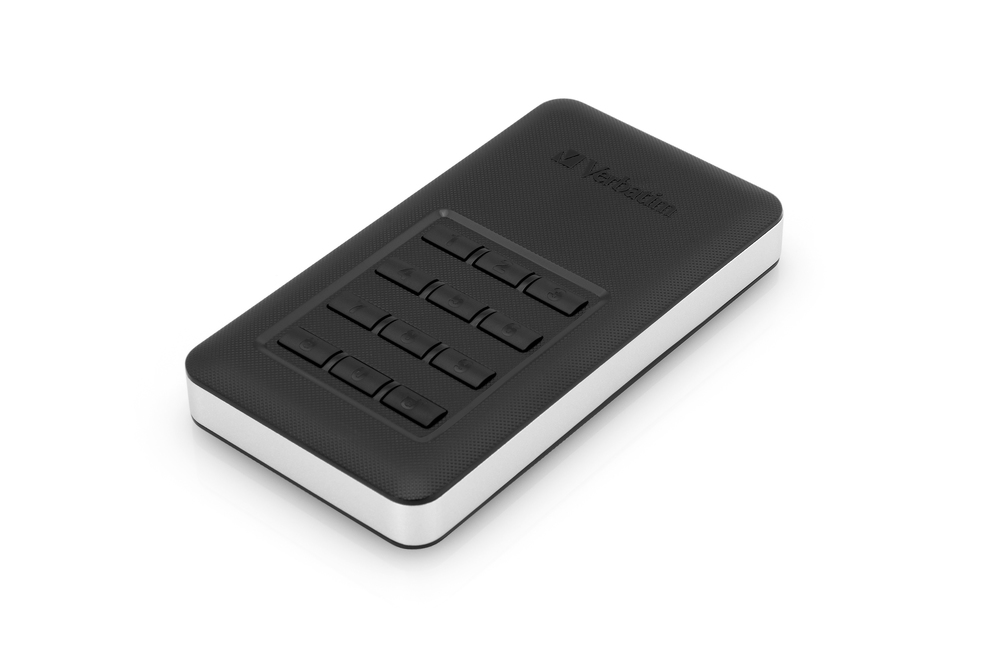 Store 'n' Go Portable SSD w/Keypad Access 256GB, Black