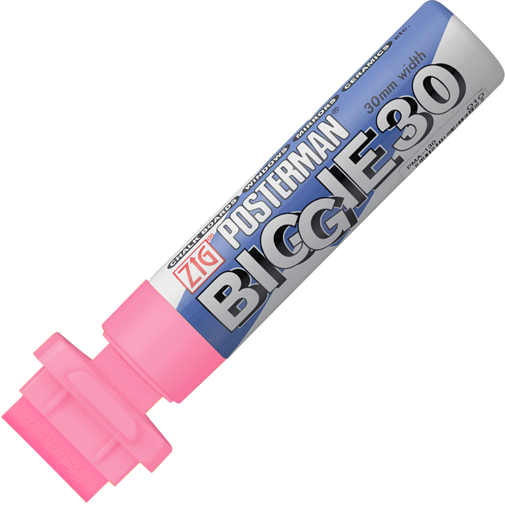 ZIG Merkepenn Posterman Biggie30mm pink