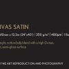 24'' Premium Canvas Satin Roll 350g 12,2m