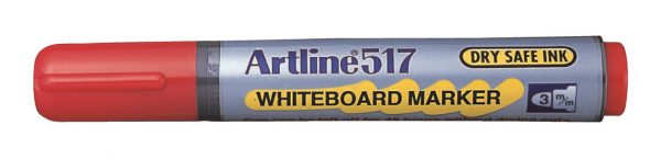 Artline 517 Whiteboardpenn rød