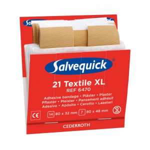 Salvequick Textile Plasters XL 6ref
